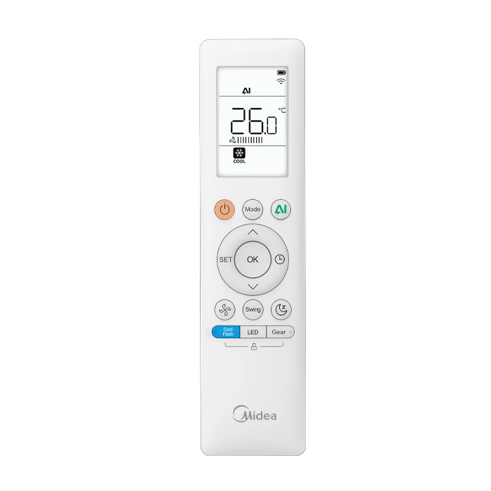Midea AC Split 1 PK Celest Inverter AI Ecomaster - MSCE-10CRFN8